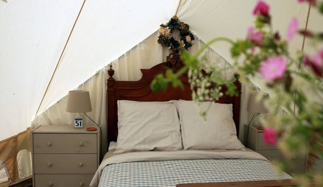 Luxury Bell Tent Glamping in the heart of rural France