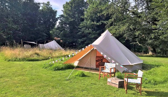 Luxury Bell Tent in Norfolk with Scenic Garden
