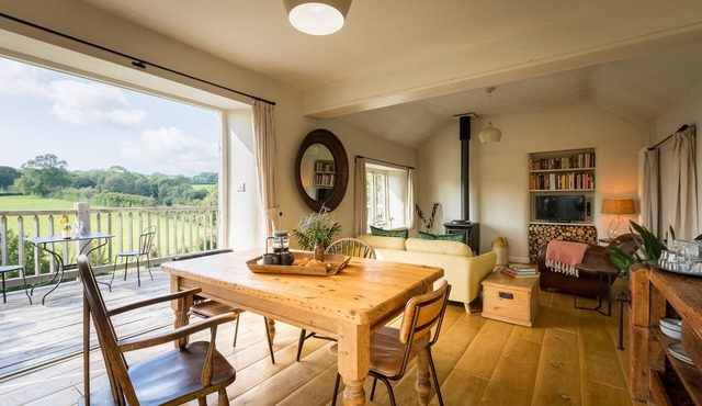 Luxury bolthole in secluded valley near coast