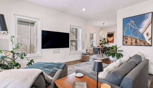 Luxury Boston Base · 2 Suites · 2 Baths · Red Line · Parking · Davis Square
