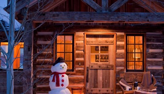 Luxury cabin in Teton Village, sold for Holidays