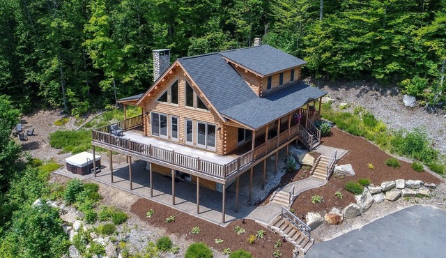 Luxury Cabin near Sunday River: Mtn Views, Hot Tub, Ski Hike ATV
