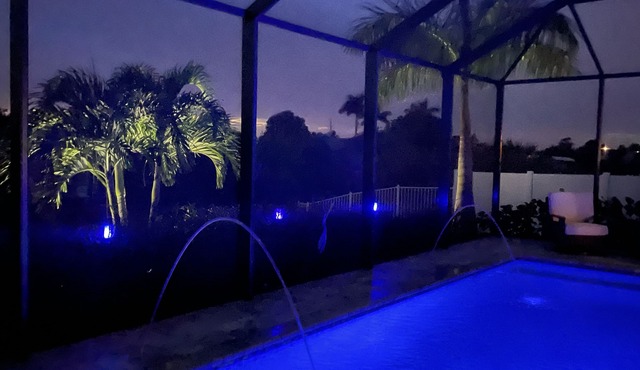 Luxury Canal-Front Retreat with Heated Saltwater Pool - Sleeps 8!