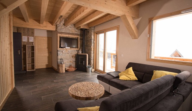 Luxury chalet in the Montchavin-les-Coches resort.