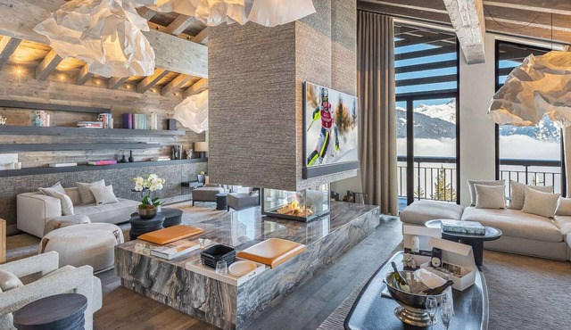Luxury chalet in Courchevel with pool and staff 15 pers