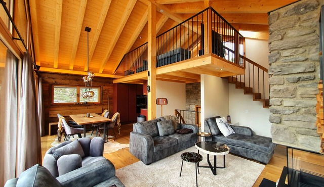Luxury chalet on 5 levels and with dream views