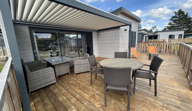 Luxury Chalet with Heated Pool, WiFi, and Private Garden - Sleeps 4