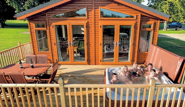 Luxury contemporary lodge.