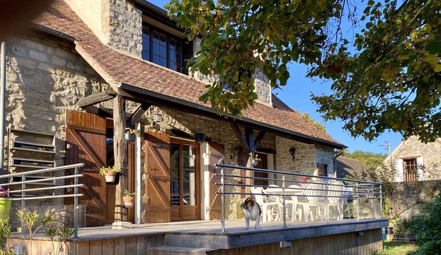 Luxury cottage Le tilleul, 3 suites, terraces, outdoor kitchen