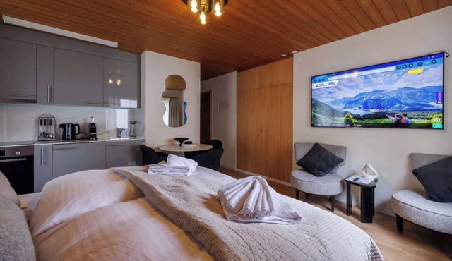 Luxury Davos Studio, Central, Near to Lifts