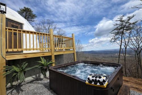 Luxury dome with hot tub a romantic getaway