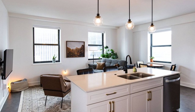 Luxury Downtown Apt with Parking, Gym, and Lap Pool