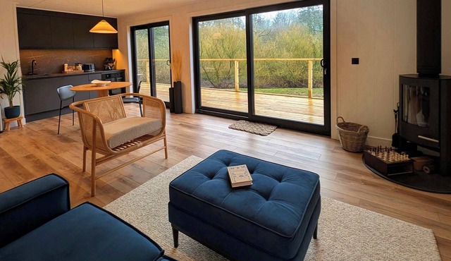 Luxury eco retreat cabins in Shropshire