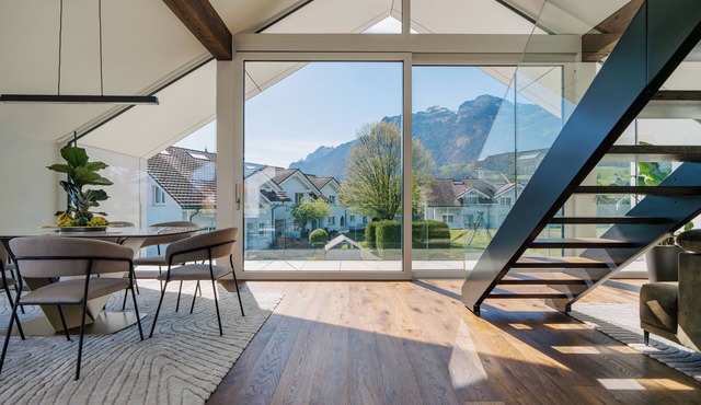 Luxury Escape in the Swiss Alps: Designer Apartment with Breathtaking Views