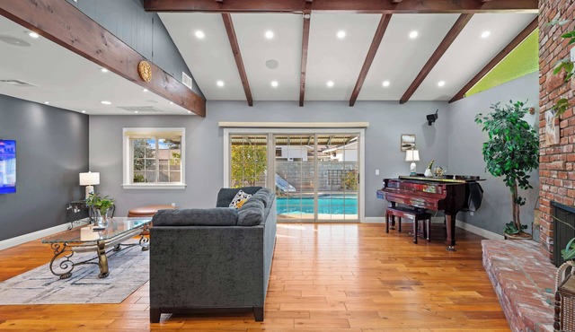 Luxury Estate With Sparkling Pool & Elegant Amenities