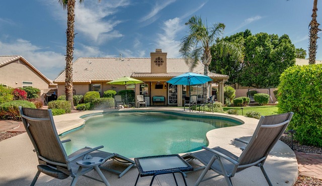 Luxury Family friendly home with resort-like pool and backyard on golf course!