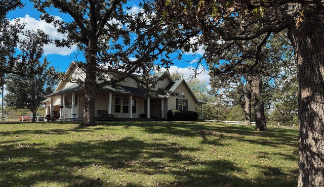 Luxury Farmhouse Retreat with Hot Tub and Private River Access