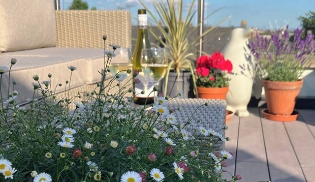 Luxury flat with stunning roof terrace, Camden, London