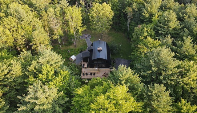 Luxury Forest Retreat: Outdoor Sauna & Plunge Tubs