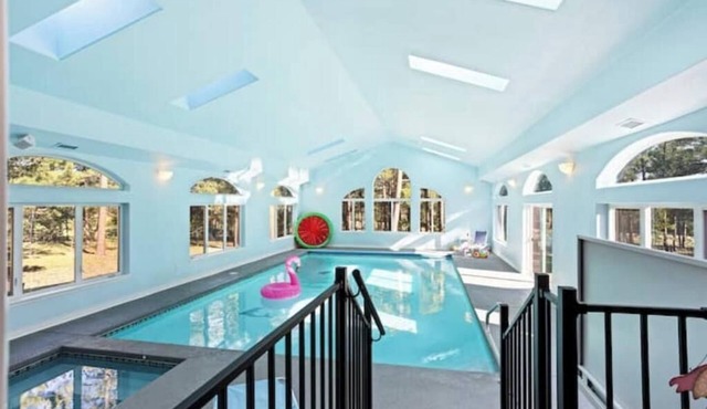 Luxury Forest Retreat near USAFA–6 bedrooms, 5 bathrooms, Indoor Pool & Theater