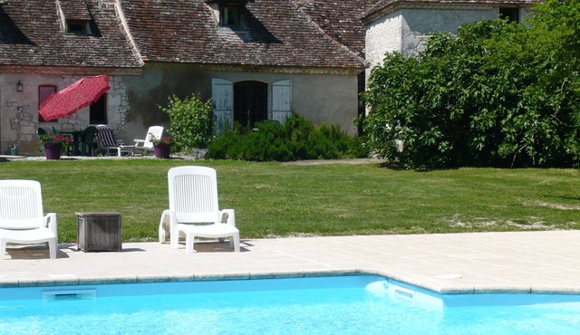 Luxury gite for adult couples, peaceful, open views, large swimming pool