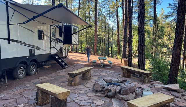 Luxury Glamper Retreat 14 Forest Site