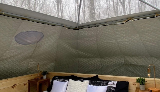 Luxury Glamping Dome | Forest Views | Lake Access | Hot Tub