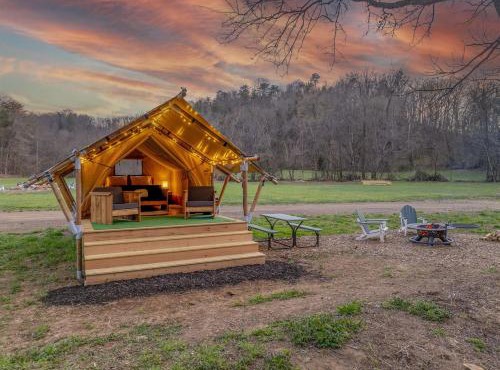 Luxury Glamping Near Gatlinburg and Asheville