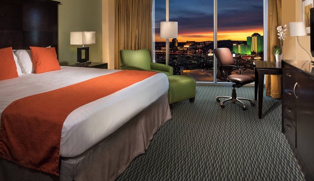 Luxury Guest Room at Aquarius Casino Resort