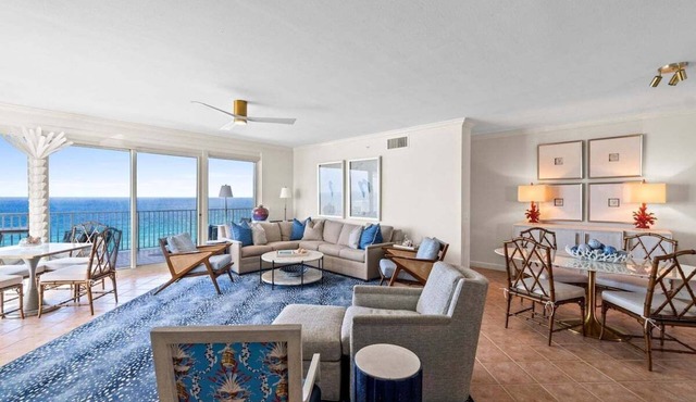 Luxury Gulf-Front Condo with Wraparound Balcony & Heated Pool