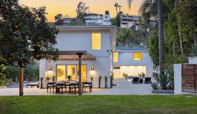 Luxury Hollywood Hills Home with Pool, Outdoor Dining & Views | Skyline Chalet
