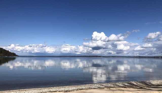 Luxury home and private beach located on the Old Mission Peninsula
