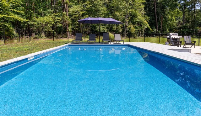 Luxury home near Lake Monticello is nestled in a quiet area, close proximity to Charlottesville
