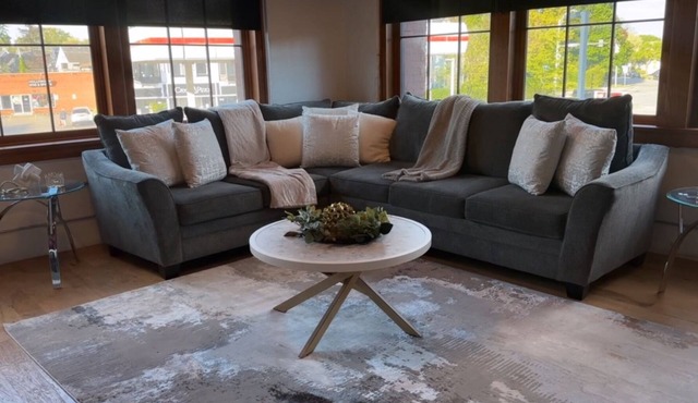 Luxury industrial loft, perfectly located in the heart of downtown Rochester.