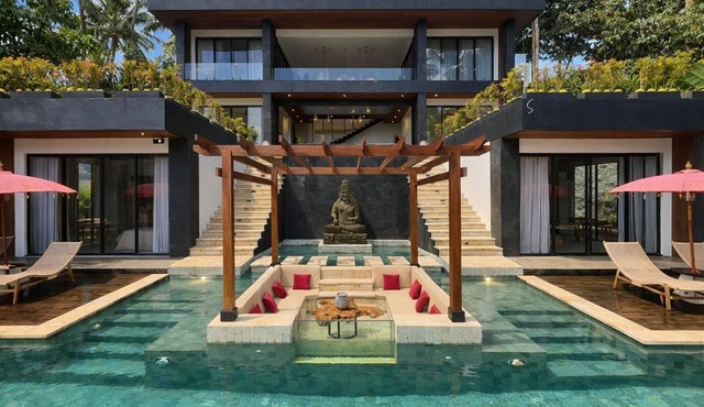 Luxury Jungle Villa View Valley Private |19m Infinity Pool & Salt Pool