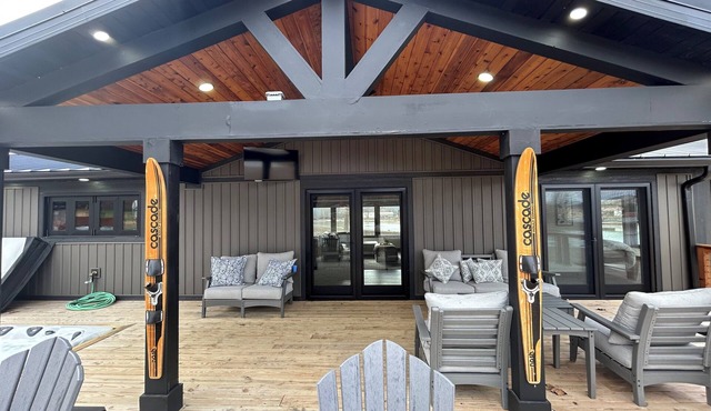 Luxury Lakefront 2BR, 3BA – Hot Tub, Firepit, Lake Views & Private Access!