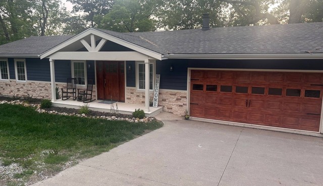 Luxury Lakefront Escape at Lake Keomah near Oskaloosa Iowa.
