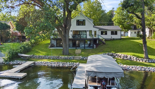 Luxury Lakefront Home, Okauchee Lake's Finest Swim Frontage, 3 levels LakeViews