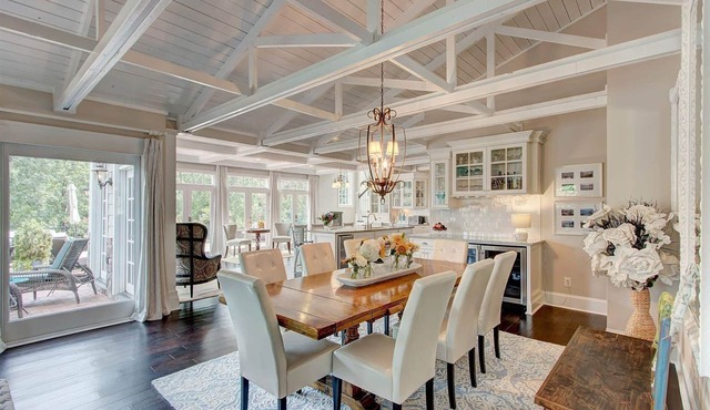 Luxury Lakefront Home on South Lake Lanier - 2 Slip Party Dock with Deep Water