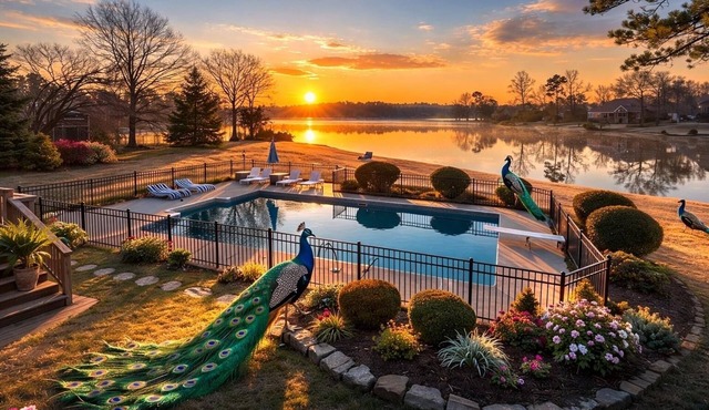 Luxury Lakeside Escape with Private Pool, Kayaks and Billiards – Masters Retreat