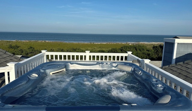 Luxury LBI Retreat 4BR, 4.5 BA ocean and bay views, hot tub, elevator. Sleeps 12