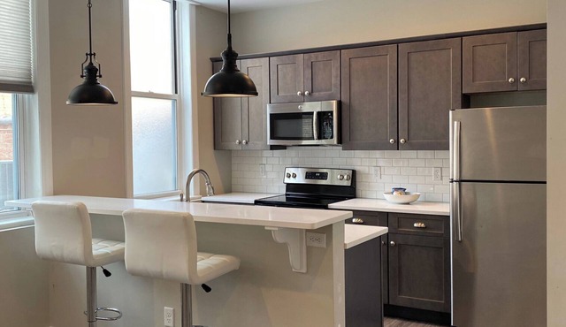 Luxury Loft/2 Beds - Civic Center/Cafe/Brewery/Farmers Market - FREE Garage Park