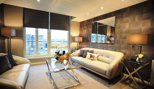 Luxury loft style apartment overlooking River Forth, and Stirling town centre