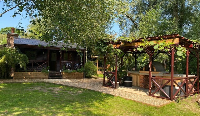Luxury Log Cabin set in Private Grounds in the Roman Village of Ribchester
