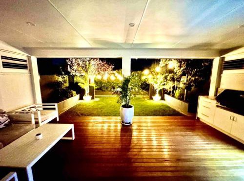 Luxury modern beach house with stunning outdoor