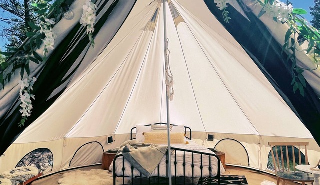 Luxury Montana Glamping Tent With Views