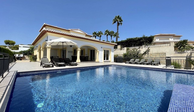 Luxury Moraira Spacious Villa with Private Infinity Pool not Overlooked