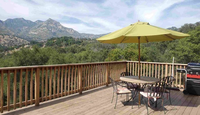 Luxury mountain view property - brand new outdoor deck with amazing view.
