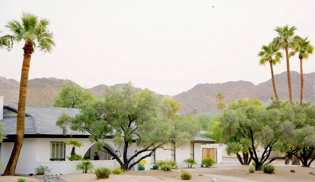 Luxury Mummy Mountain Paradise with Heated Pool, Fire Pit, and Sport Court