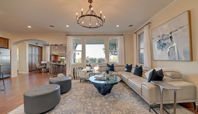 Luxury Newport Coast 4BR Villa + City & Mountain Views in Guard Gated Community